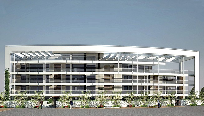 מ. גיא אדריכלים | תכנון בתים משותפים | פרויקט שער העיר