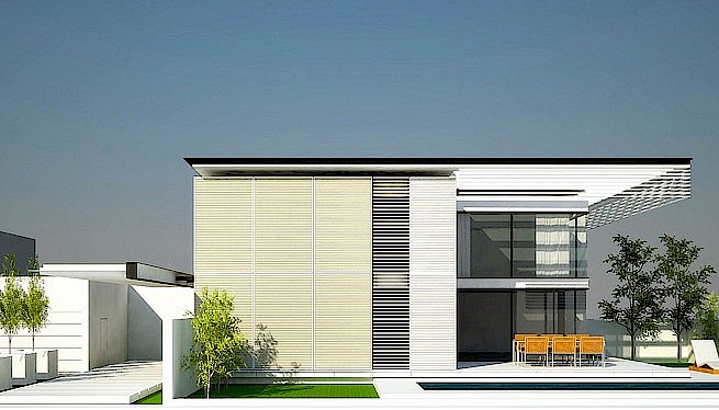 מ. גיא אדריכלים | תכנון בתים פרטיים | בית פרטי בהרצליה פיתוח 3