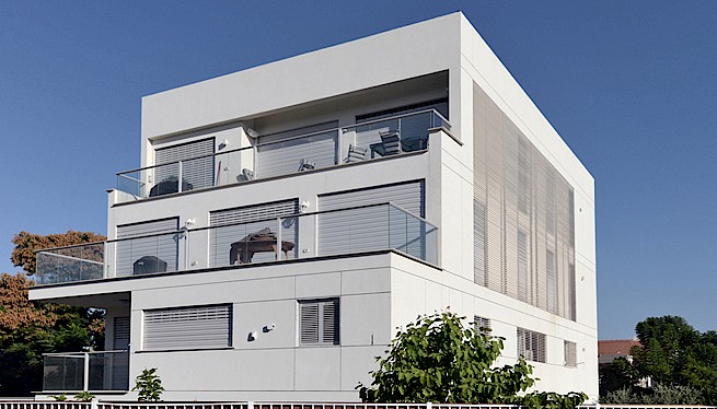 מ. גיא אדריכלים | תכנון בניינים מגורים משותפים | פרויקט קורן