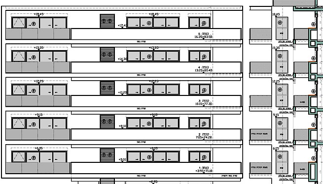 מ. גיא אדריכלים | תמ"א 38/2 | פרויקט חובות הלבבות, הרצליה