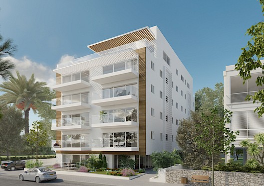 מ. גיא אדריכלים | תמ"א 38/2 | פרויקט העצמאות 105, הרצליה