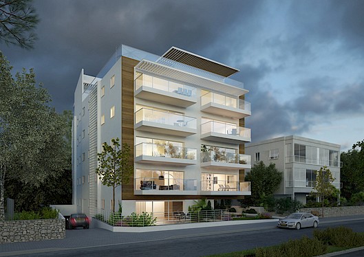 מ. גיא אדריכלים | תמ"א 38/2 | פרויקט העצמאות 105, הרצליה