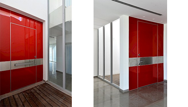 1.1+1.2 ':מ. גיא אדריכלים | תכנון בתים פרטיים | שני בתים בהרצליה ב