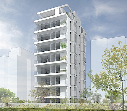 מ. גיא אדריכלים | תמ"א 38/2 | פרויקט השרון 6, הרצליה