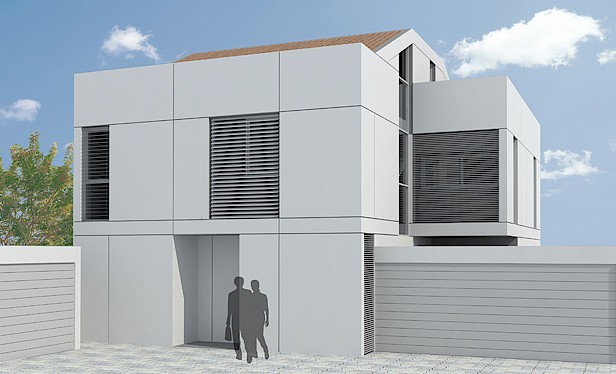 מ. גיא אדריכלים | תכנון בתים פרטיים | בית בהרצליה ב': 1.7