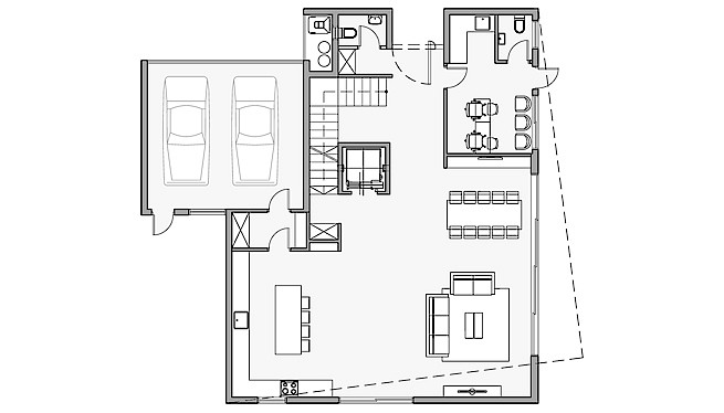 מ. גיא אדריכלים | תכנון בתים פרטיים | בית בהרצליה ב': 1.7