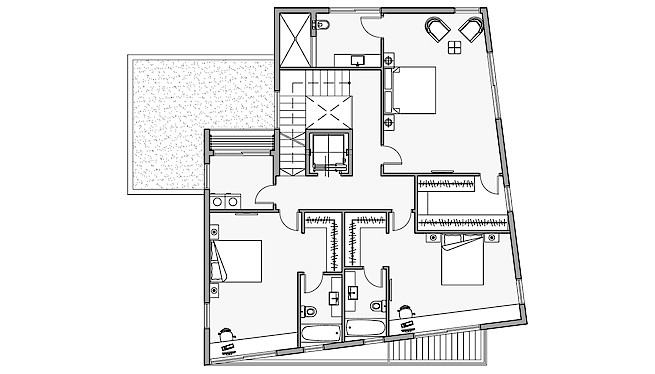 מ. גיא אדריכלים | תכנון בתים פרטיים | בית בהרצליה ב': 1.7