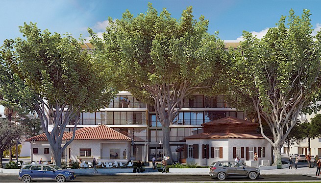 מ. גיא אדריכלים | בתים משותפים | פרויקט בני בנימין-הנדיב, הרצליה