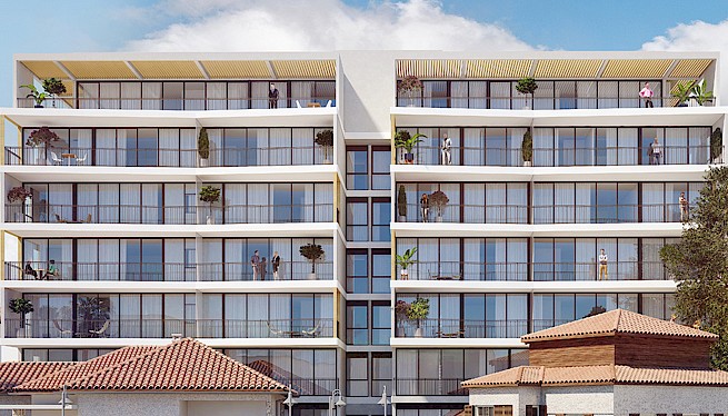 מ. גיא אדריכלים | בתים משותפים | פרויקט בני בנימין-הנדיב, הרצליה