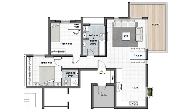 מ. גיא אדריכלים | תוכנית בנין עיר | פרויקט אמה טאובר, הרצליה | דיור בר-השגה