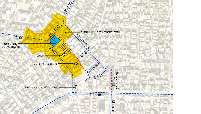 מ. גיא אדריכלים | תוכנית בנין עיר | פרויקט בני בנימין-הנדיב, הרצליה