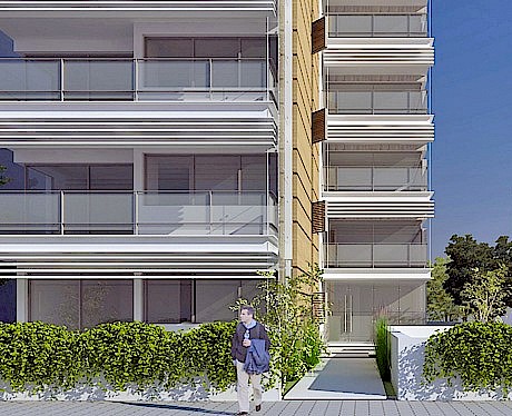 מ. גיא אדריכלים | תוכנית בנין עיר | פרויקט הנדיב 14, הרצליה