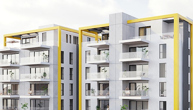 מ. גיא אדריכלים | תמ"א הריסה ובניה | פרויקט פתח תקוה 10-12, הרצליה