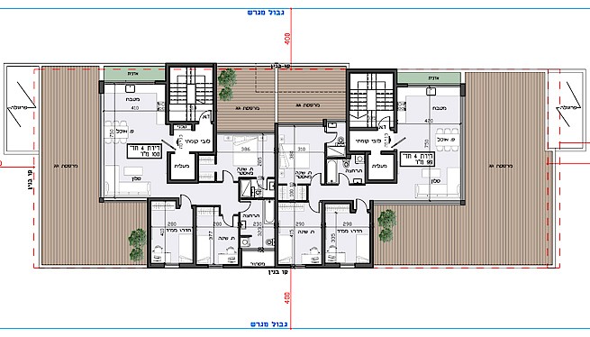 מ. גיא אדריכלים | תמ"א הריסה ובניה | פרויקט הבנים, הרצליה