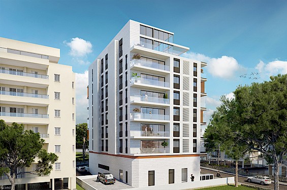 מ. גיא אדריכלים | בתים משותפים | פרויקט ההגנה 53, הרצליה