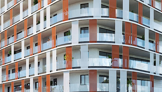 מ. גיא אדריכלים | בתים משותפים | פרויקט ההגנה 53, הרצליה