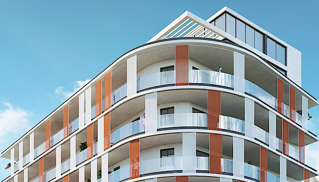 מ. גיא אדריכלים | בתים משותפים | פרויקט ההגנה 53, הרצליה