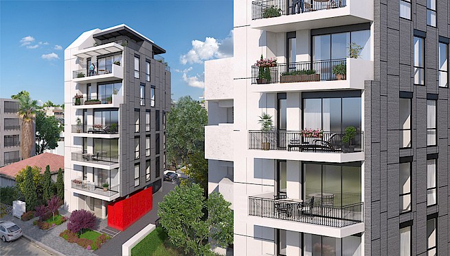 מ. גיא אדריכלים | בתים משותפים | פרויקט פלמ"ח 13, הרצליה