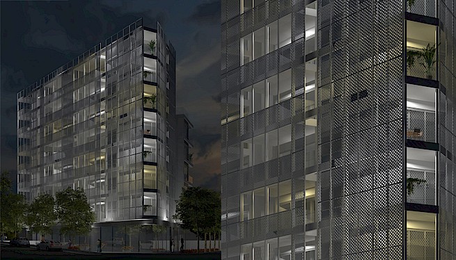 מ. גיא אדריכלים | תוכנית בנין עיר | פרויקט בן יהודה 47, הרצליה