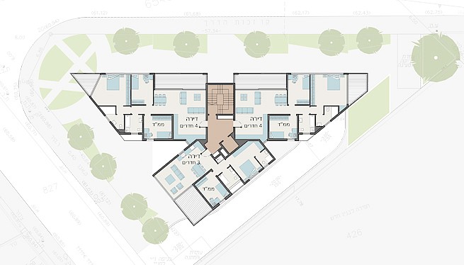 מ. גיא אדריכלים | תוכנית בנין עיר | פרויקט בן יהודה 47, הרצליה