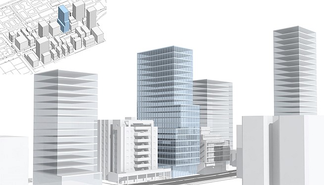 מ. גיא אדריכלים | תוכנית בנין עיר | פרויקט מגדל בסוקולוב, הרצליה