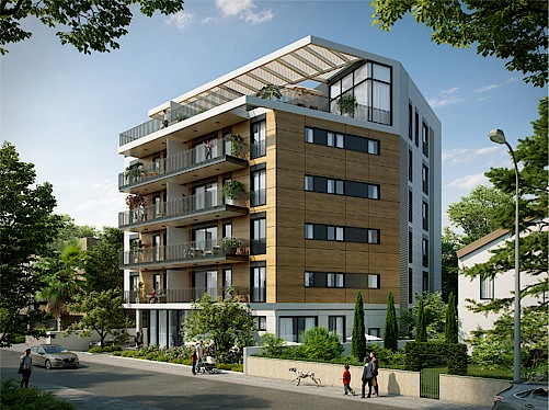 מ. גיא אדריכלים | תמ"א הריסה ובניה | פרויקט שרה מלכין 8, הרצליה